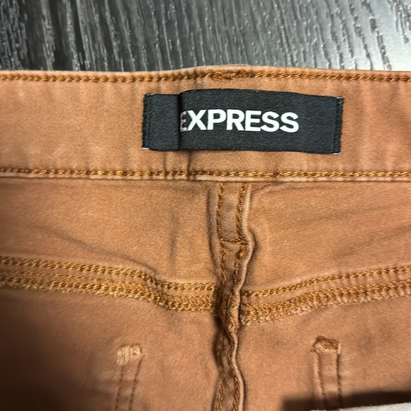 🍍EXPRESS RUST COLOR JEANS 🍍SZ 12R🍍27” inseam🍍 - Picture 2 of 4
